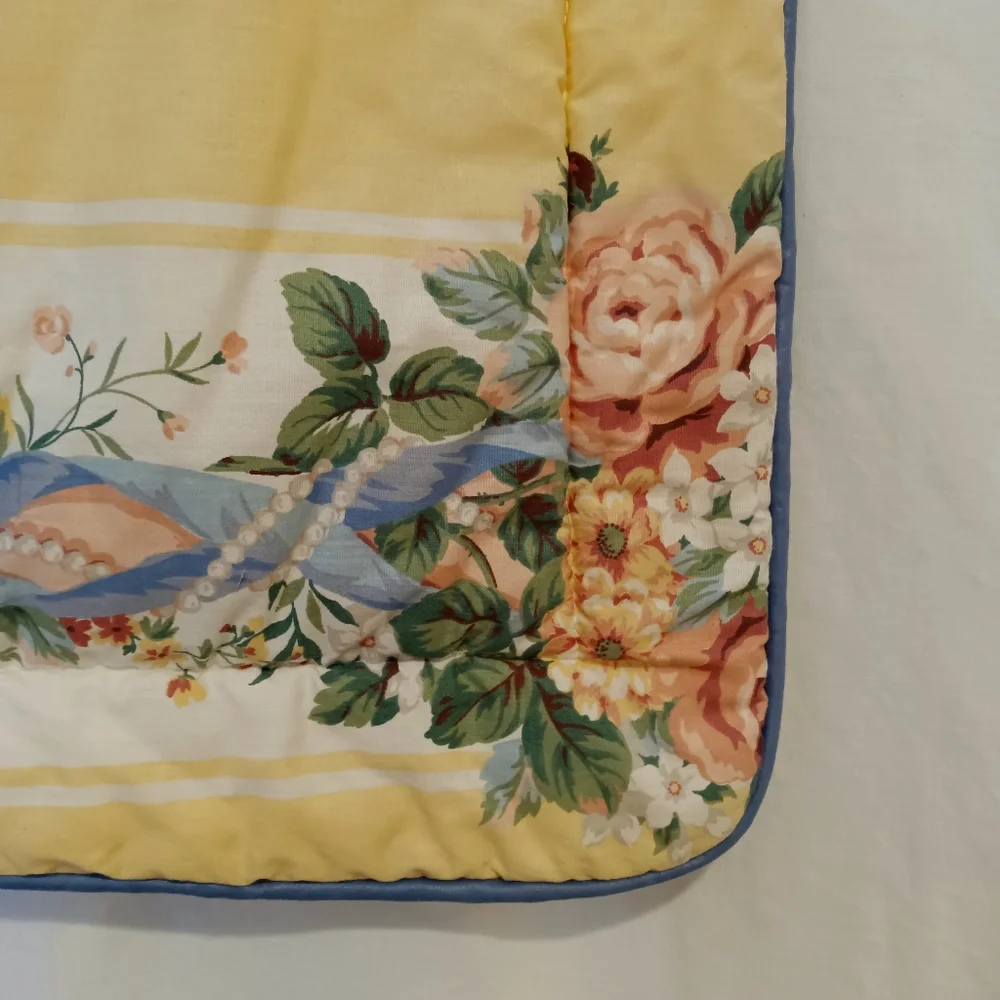 Croscill Vintage Princess Floral & Wide Stripe Standard Shams **Single**